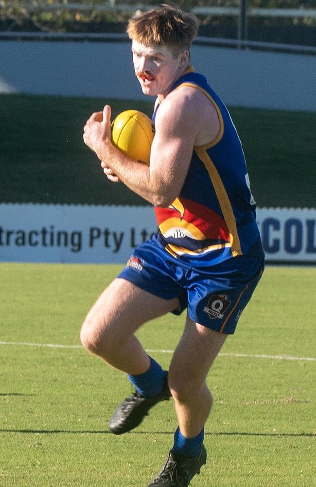 Billy Galpin Whitsunday Sea Eagles Senior Men's AFL at Harrup Park. Saturday 8 2023. Picture:Michaela Harlow