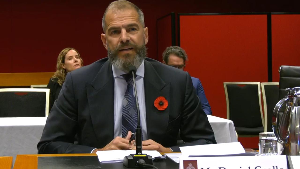 Daniel Grollo at Barangaroo inquiry today