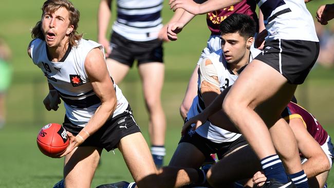 Joel Trudgeon in action for Northern Knights. Picture: Steve Tanner