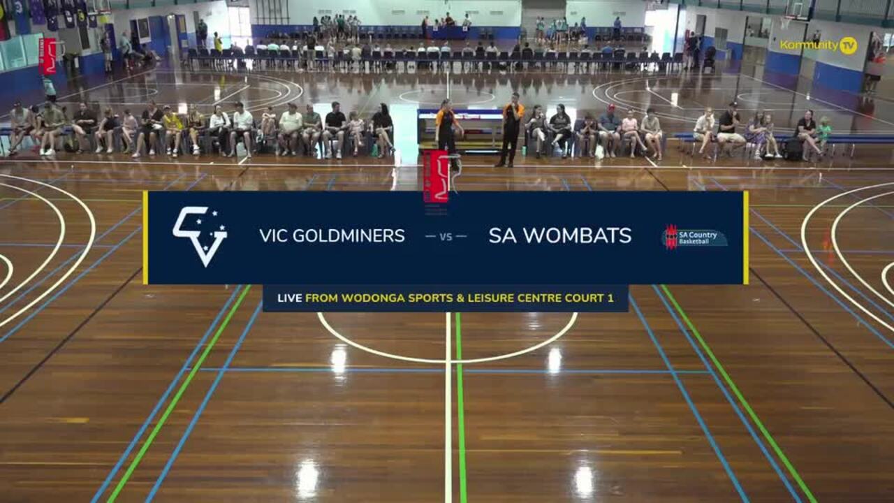 Replay: Vic Goldminers v SA Wombats (U14 Girls) - 2025 Australian Country Junior Basketball Cup Day 1