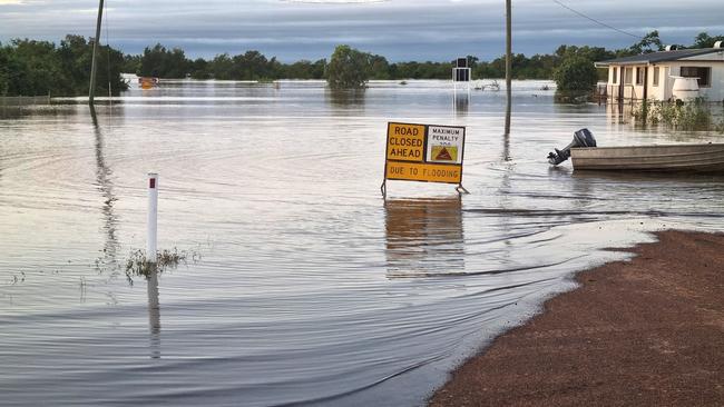 Burketown on Saturday. Picture: Queensland Police