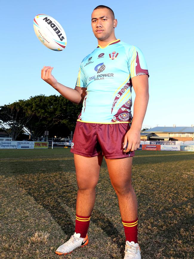 Keebra Park’s Immanuel Kalekale. Picture by Richard Gosling