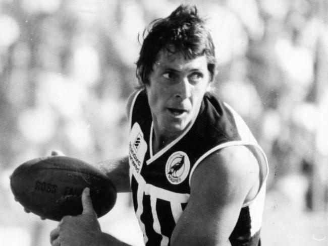 No one has played more games for Port Adelaide than Ebert. Picture: Advertiser Library