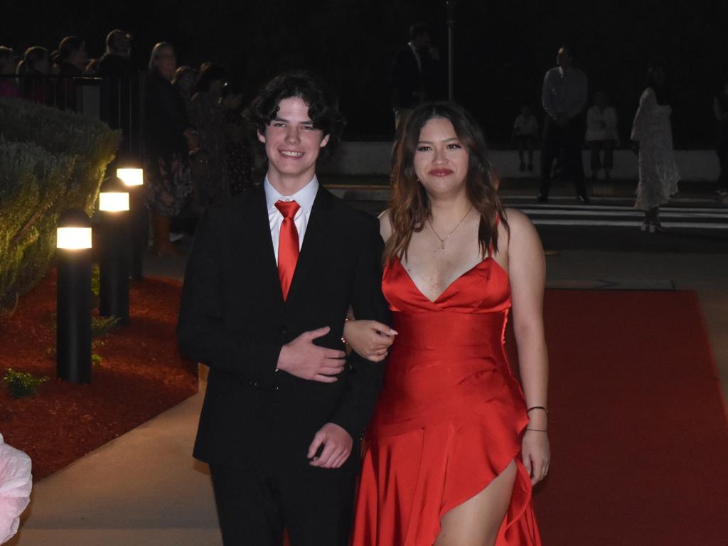 Matthew McMahon and Riana Mission at Assumption College Warwick formal