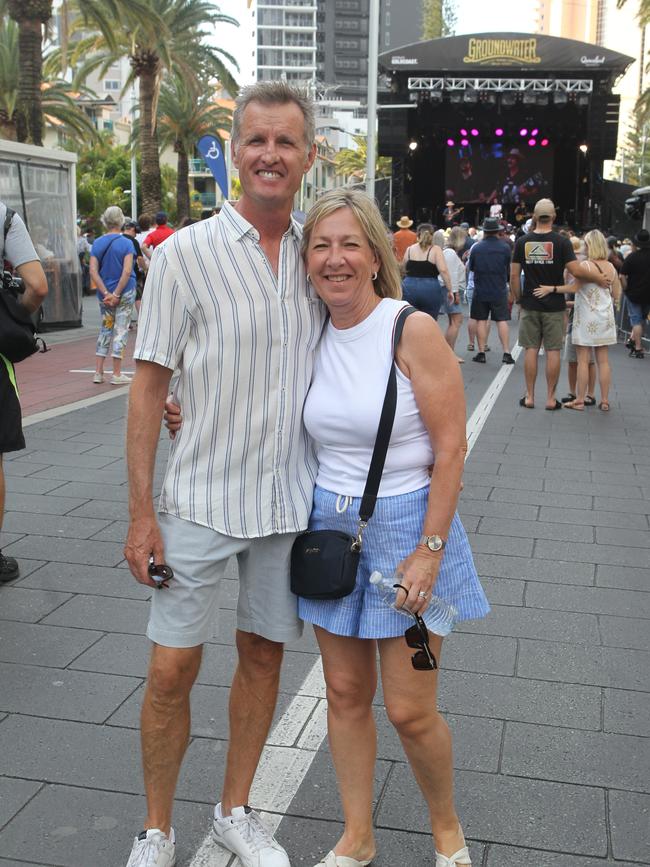 Groundwater. Andrea and William Turner. 19 October 2024 Broadbeach Picture by Richard Gosling