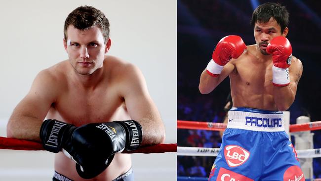 Jeff Horn against Manny Pacquiao.