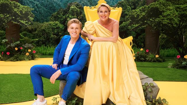 I’m a Celebrity co-hosts Robert Irwin and Julia Morris will go head to head for the Gold Logie this year. Picture : Supplied