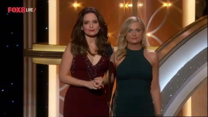 Fey and Poehler thank 'Das Tits'