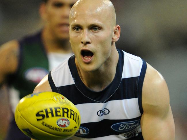 Semi-final. Geelong v Fremantle Dockers. MCG. Gary Ablett Jr on the wing.