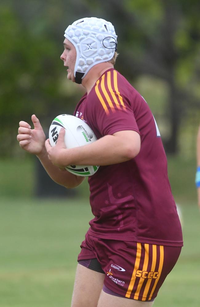 Round 4 of the Townsville Blackhawks Schoolboy Trophy. Ryan Catholic College against Southern Cross Catholic College at Ryan Catholic College. Picture: Evan Morgan