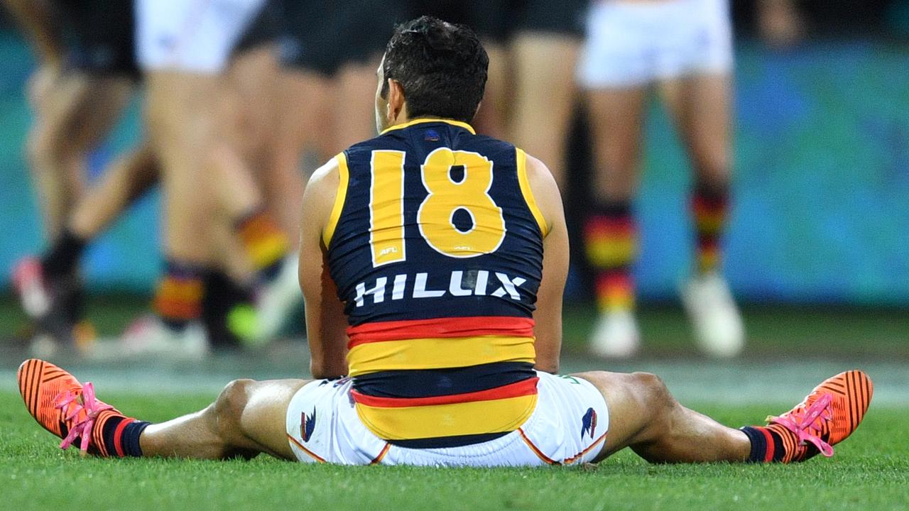 Adelaide's squad was briefly addressed about the revelations from Eddie Betts Picture: AAP Image