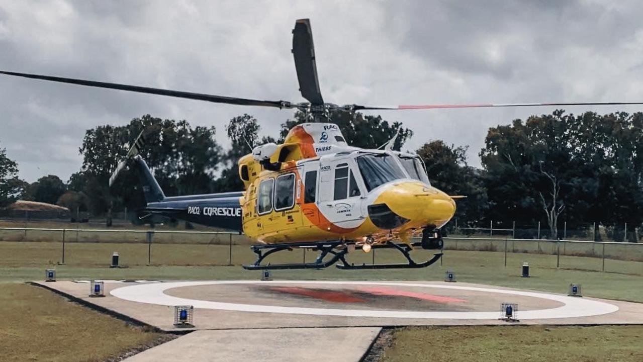 RACQ CQ Rescue has conducted 10 missions in just the past four days. Picture: RACQ CQ Rescue