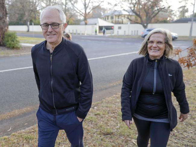 Malcolm and Lucy Turnbull have many wealthy and powerful friends in Wentworth. Picture: Sean Davey.