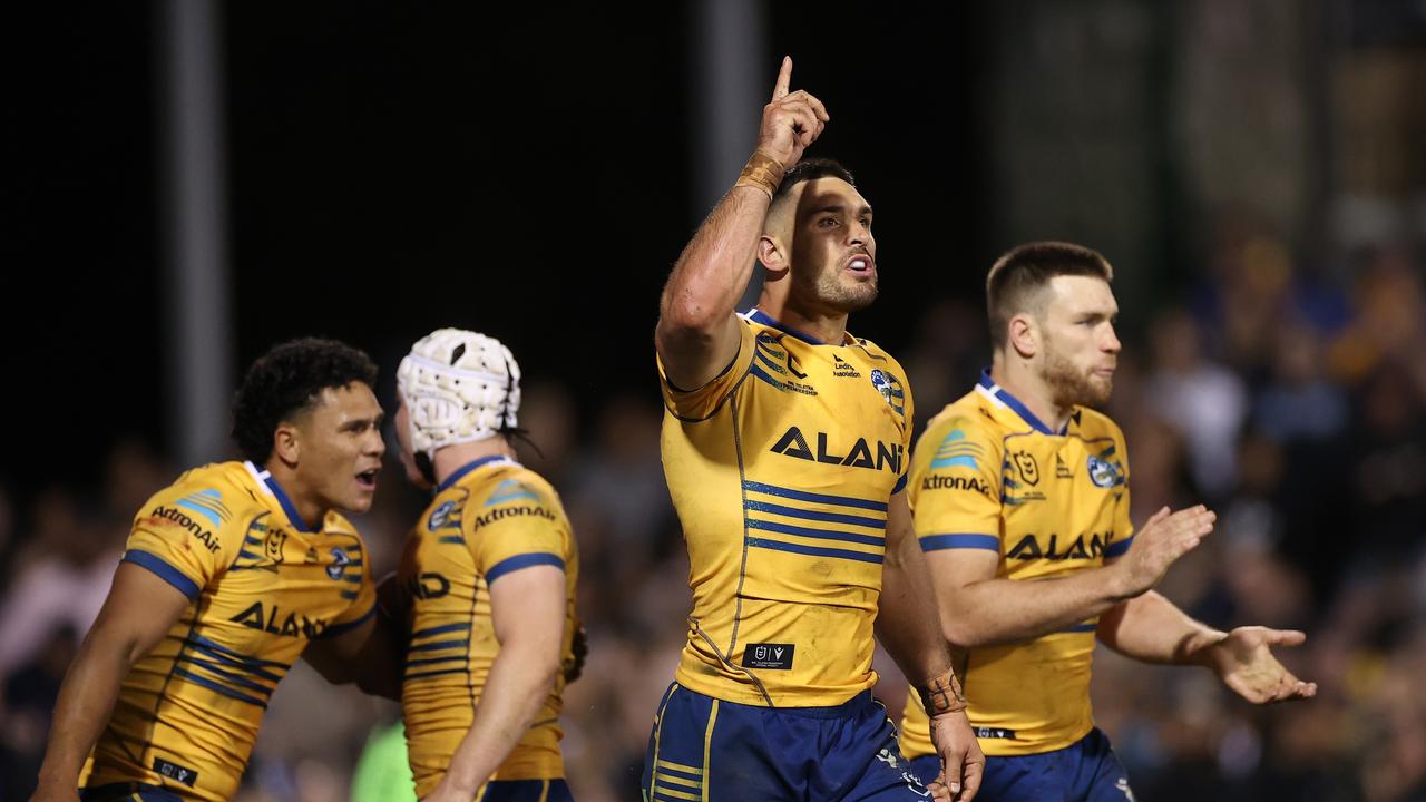 The Eels have beaten Storm in Melbourne and Panthers in Penrith to prove they’re the real deal in 2022. Picture: Getty Images.