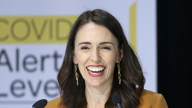 New Zealand Prime Minister Jacinda Ardern was the subject of worldwide headlines recently as the country announced no active COVID-19 cases. Picture: Hagen Hopkins/Getty Images