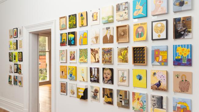 The annual Linden Postcard Show has broken its opening weekend sales record despite coronavirus restrictions. Picture: Theresa Harrison Photography, courtesy of Linden New Art.