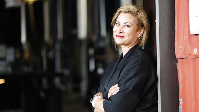 Macquarie Point chief Mary Massina. Picture: RICHARD JUPE