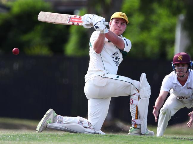 Queens batsman Mitch Freeman. Picture: Jason O'Brien