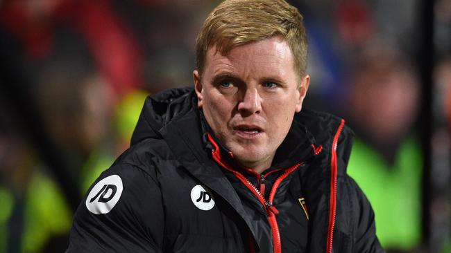 Bournemouth's Eddie Howe is taking a voluntary pay cut.