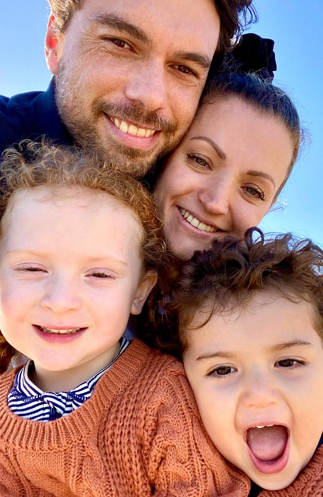 Hoani, Courtney, Indiana and Penelope Barker. Picture: Supplied.