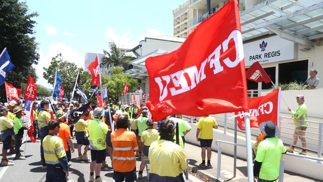 Prime Minister Anthony Albanese has taken a first step by appointing an administrator to the organised crime-linked CFMEU. Picture: Peter Carruthers