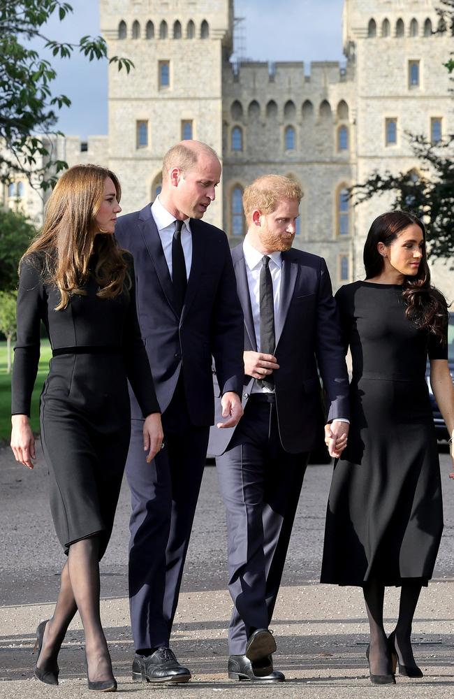 Prince Harry’s barrage of criticism makes it hard to see how he’ll begin to reconcile with William and Kate. Picture: Chris Jackson/Getty Images.