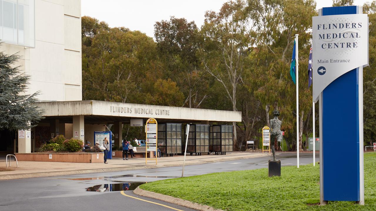 The man was taken to the Flinders Medical Centre. Picture: Matt Loxton