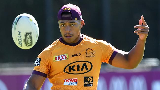 Tesi Niu wants to be a Bronco for life. Picture: AAP