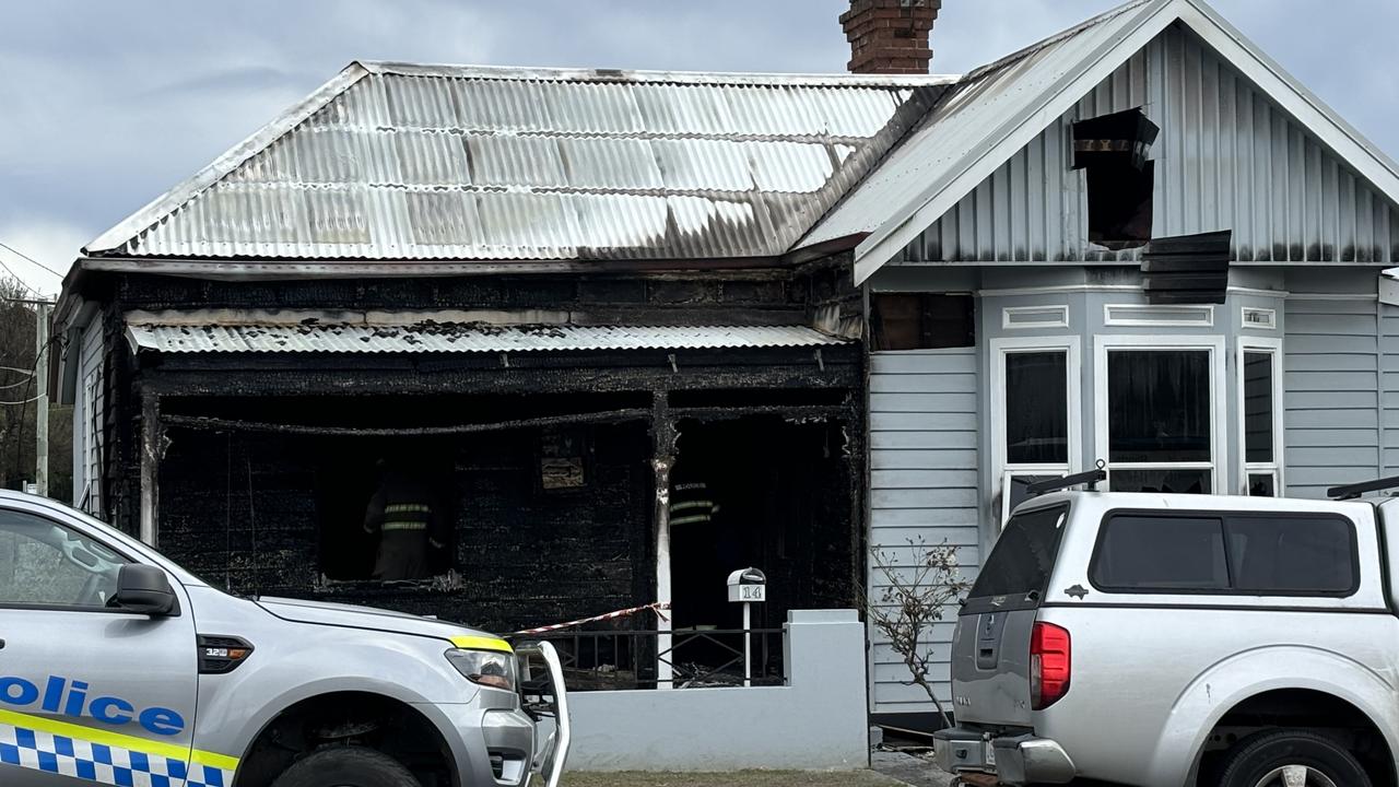 South Burnie fatal house fire. July 15, 2024. Picture: Simon McGuire