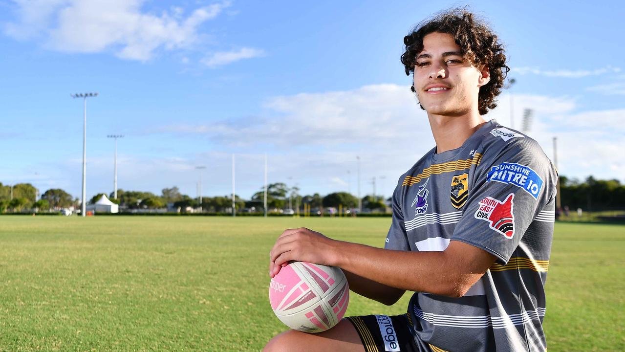 Sunshine Coast Falcons and Mal Meninga Cup player Tully McLellan has been revealed as one to watch this season. Picture: Patrick Woods.