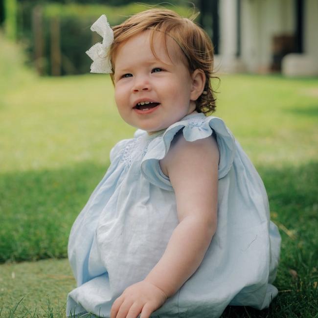 Lilibet on her 1st Birthday. Picture: Misan Harriman