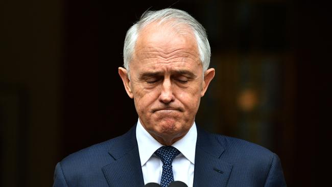 Prime Minister Malcolm Turnbull at a press conference at Parliament House in Canberra, Thursday, August 23, 2018. (AAP Image/Mick Tsikas) NO ARCHIVING