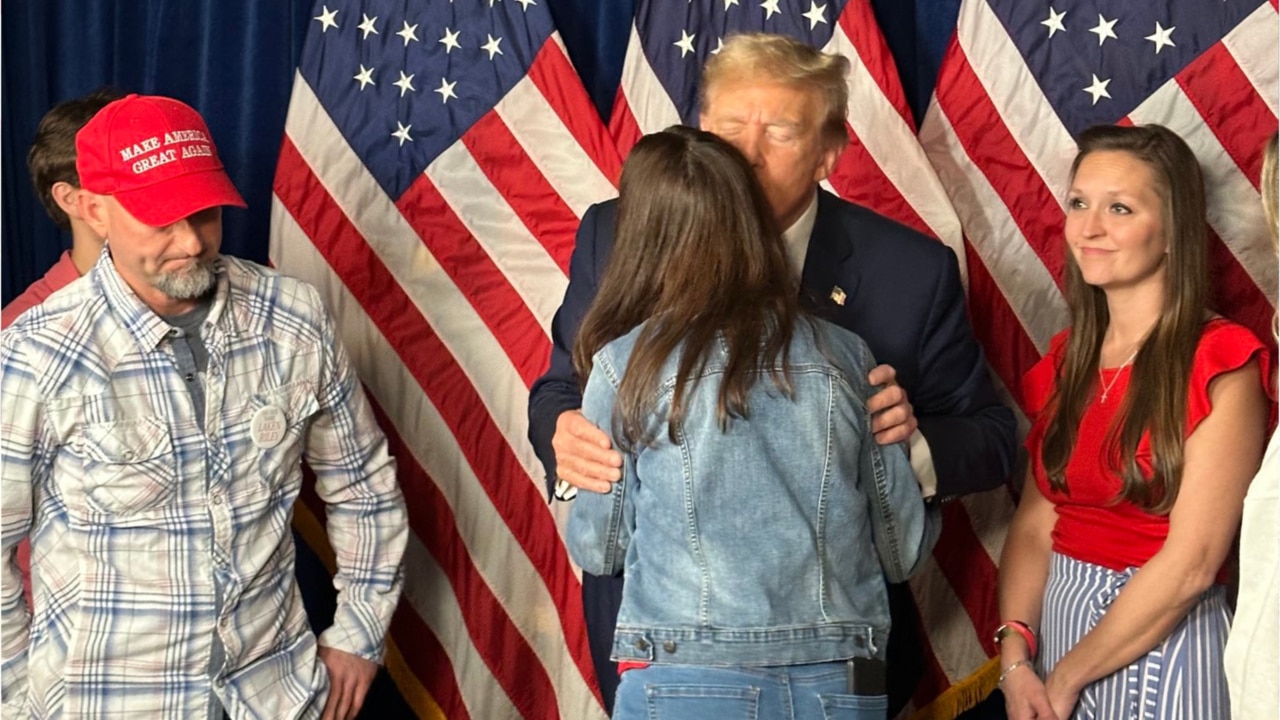 Trump hugs Laken Reilly’s grieving parents as Biden ‘apologises’ to her ...