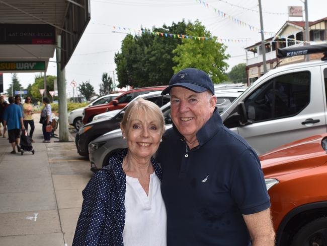 Rick McKeon and Megan Plater from Brisbane at the Apple and Grape Festival 2024