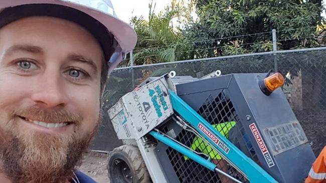 Nathan Vogel of Burleigh who died last week after falling off his bicycle. The Dowells Building Services construction worker leaves behind three young sons and wife Ashleigh.