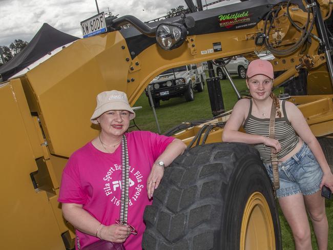 Natalie &amp; Courtney White at the 2024 Swan Hill Show. Picture: Noel Fisher.