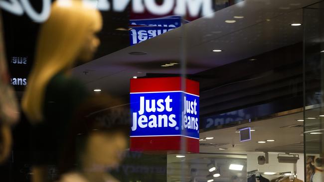 Just Jeans is a part of Lew’s retail empire. Picture: Jenny Evans/Getty