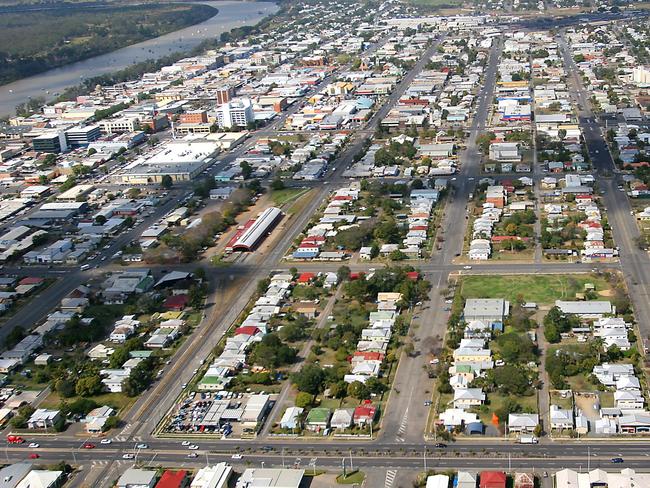 aerial of Rockhampton CBD.  Photo: Chris Ison / The Morning Bulletin