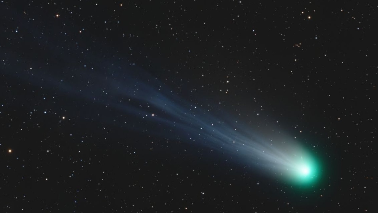 Comets are made of ice and dust, giving them a distinctive tail when viewed through a telescope. Picture: Jan Erik Vallestad