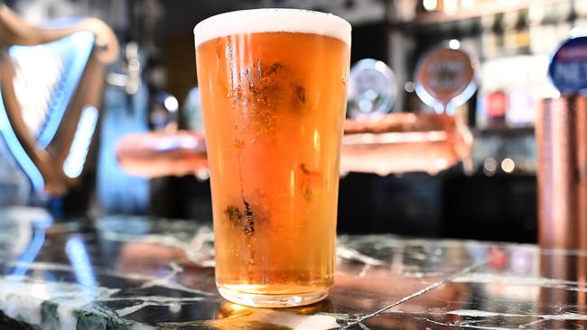 Drinkers of beer and spirits could see some relief on the price of alcohol if the Coalition wins government at the next election. Picture: NewsWire / John Gass