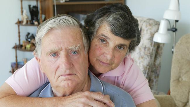 Robert Woodland parents Bob and Patricia.