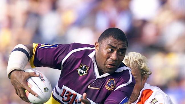 Petero Civoniceva in action.. Pic David Kapernick. Rugby League A/CT