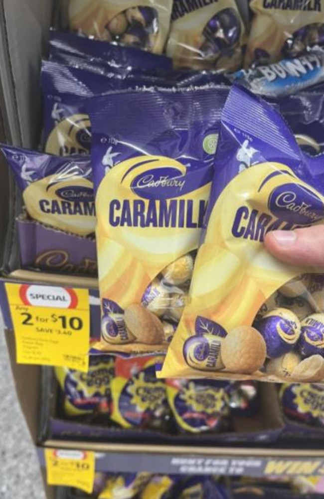 The price of Easter eggs in the last few months have raised eyebrows. Picture: Reddit