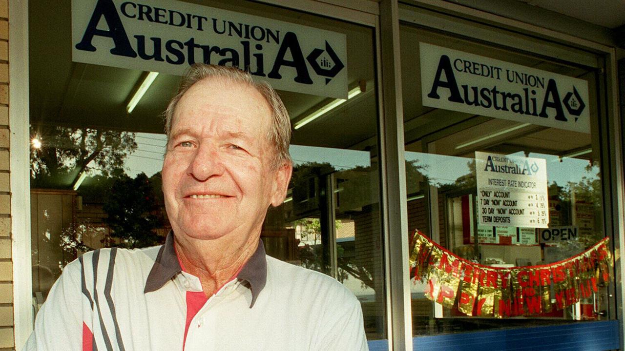 Jack Harvey of Credit Union Australia pictured in 1996