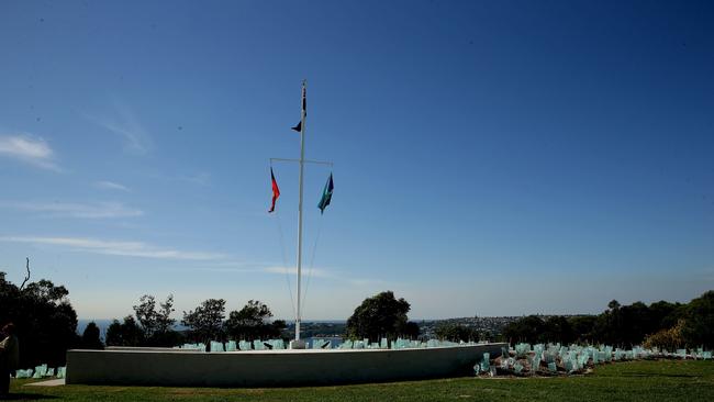 Sydney Harbour Federation Trust has redeveloped the Georges Heights commemorative lookout in time for Mosman's Anzac Day Dawn Service run by the RSL.