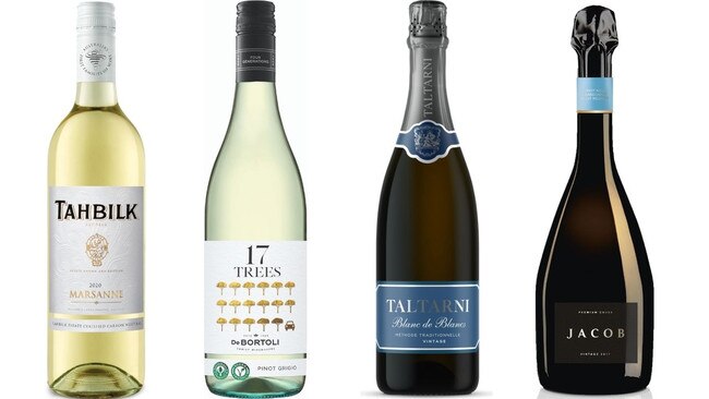 White and sparkling wines to try this spring. Picture: Supplied.