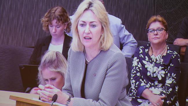 Barrister Margaret Cunneen representing Craig Folbigg at the convictions inquiry. Picture: AAP