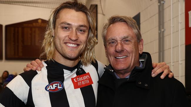 Peter Moore is one of a host of ex-players to be welcomed back into the Collingwood inner-sanctum. Picture: Michael Klein