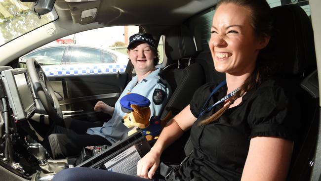 Amieleigh Cooper, 18, always dreamt of becoming a policewoman. Picture: Lawrence Pinder