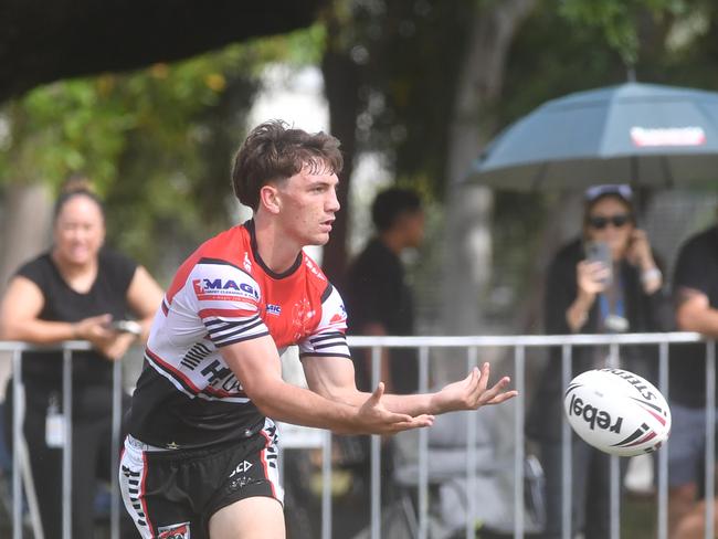 Kirwan State High School hosts St Patrick's College, Mackay, in round 1 of the 2025 Aaron Payne Cup. Picture: Evan Morgan